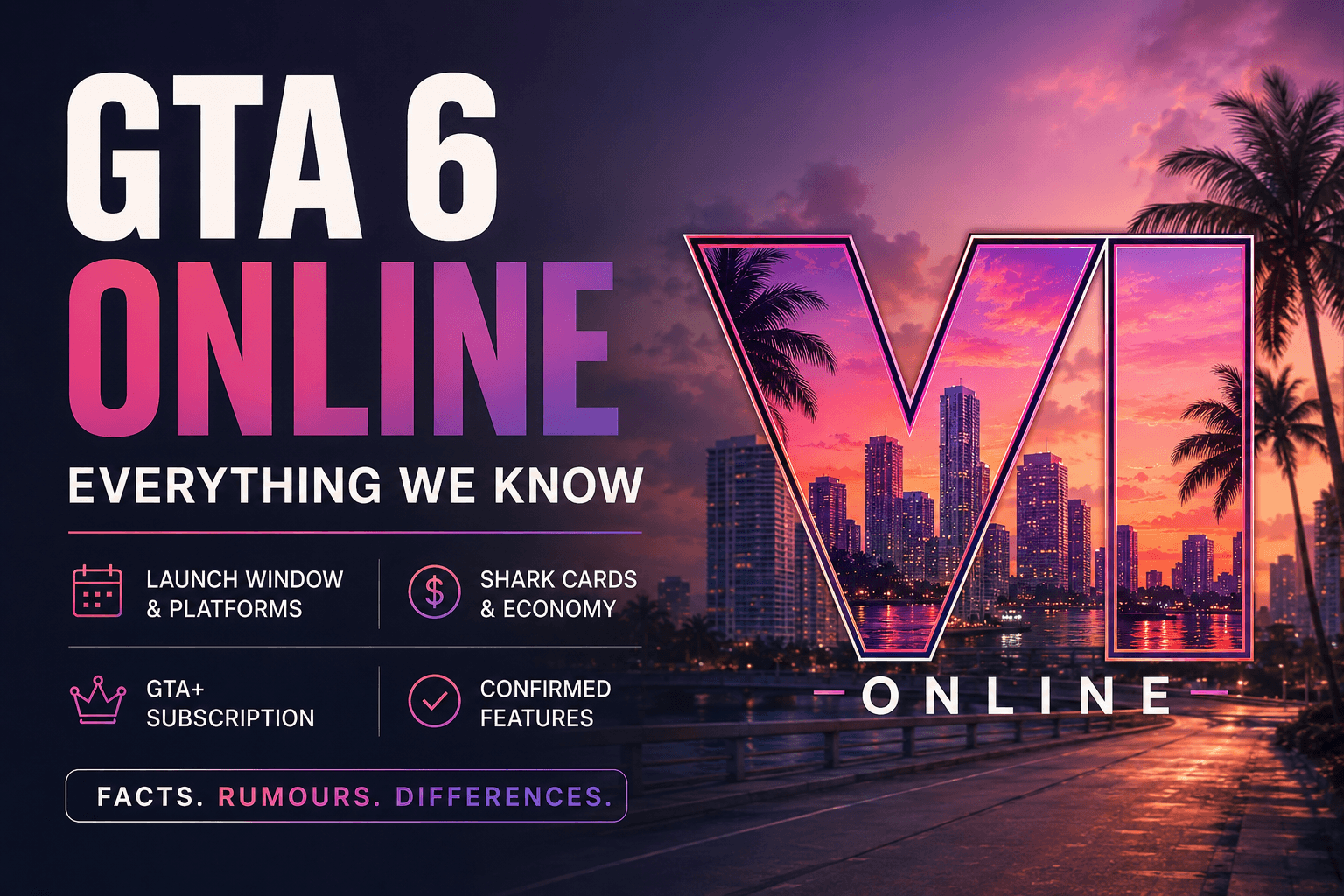 GTA 6 Online: Launch Date, Shark Cards, GTA+, and Everything We Know