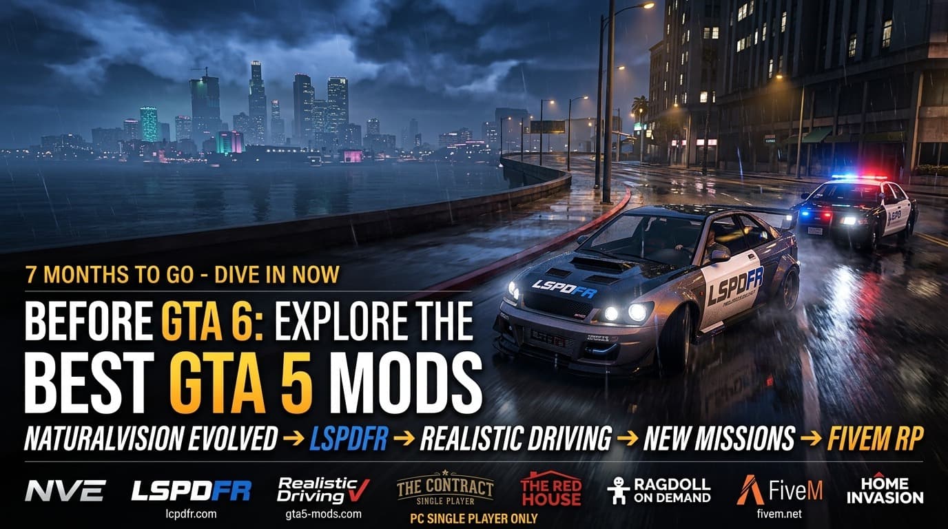 The Best GTA 5 Mods to Try Before GTA 6