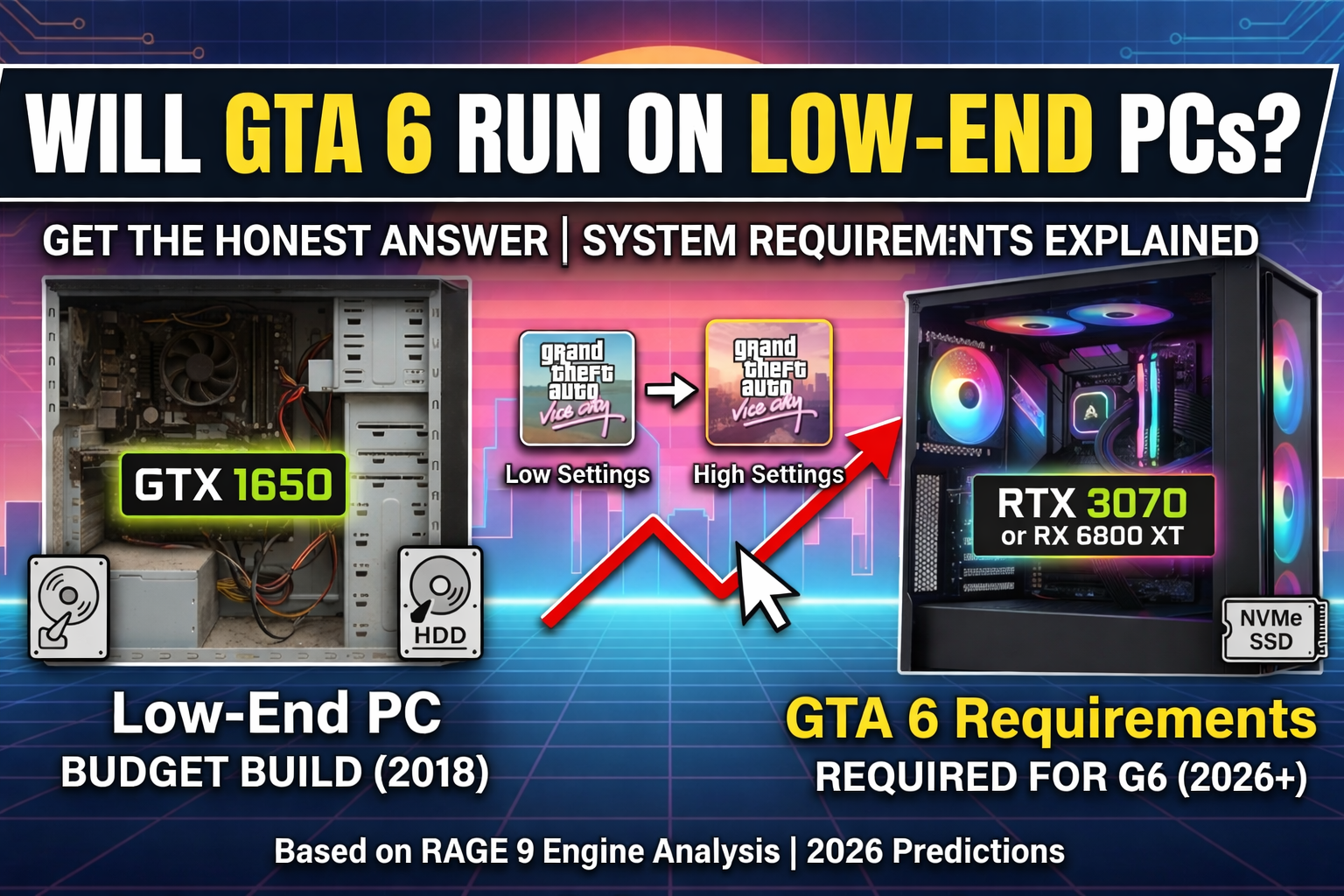 Will GTA 6 Run on Low-End PCs? Here's the Honest Answer