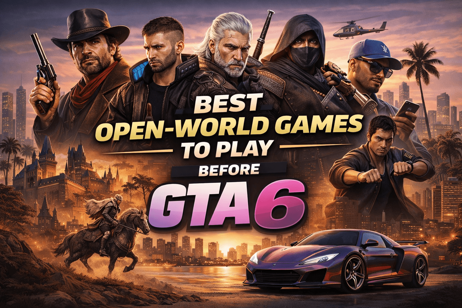 Best Open-World Games to Play Before GTA 6